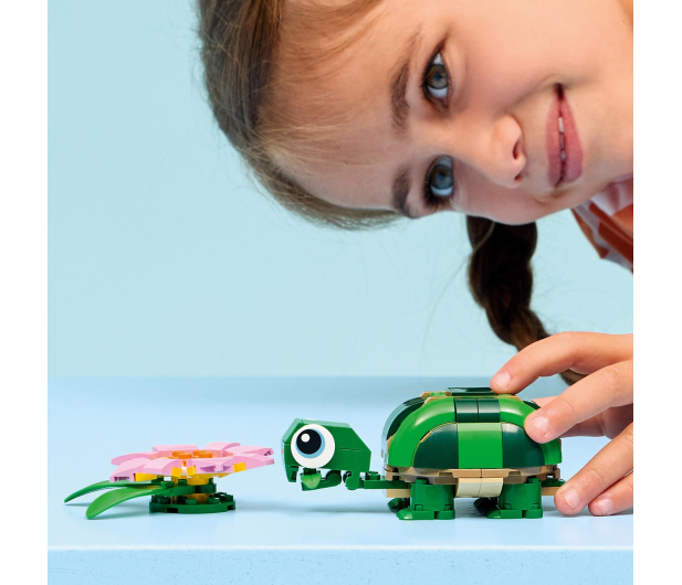 LEGO CREATOR 31377 Żółw i kwiat lilii wodnej - 1473426 - zdjęcie 4